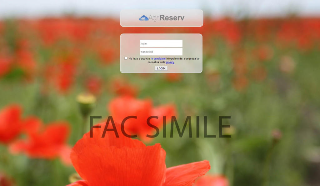 schermata agrireserv